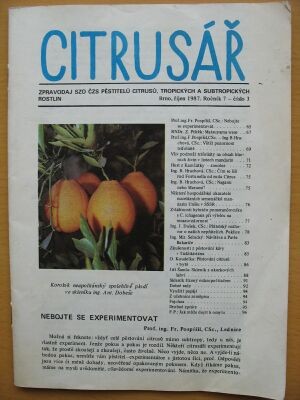 výtisky časopisu Citrusář 